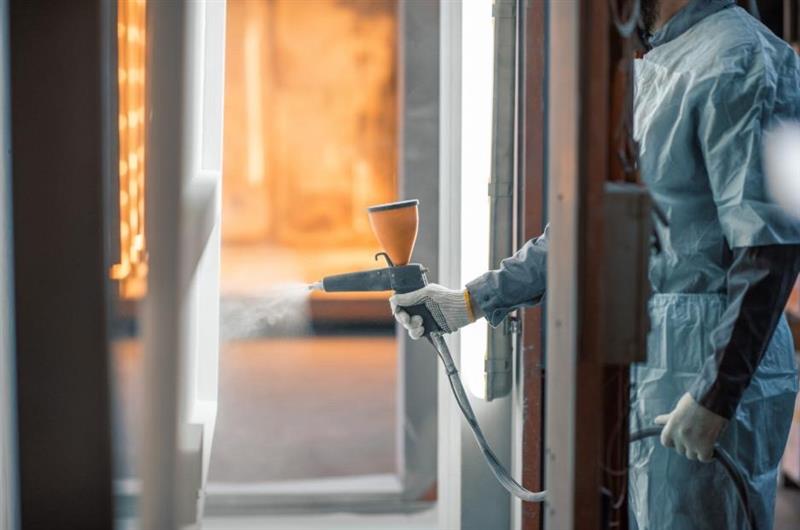 Powder Coating - spray application